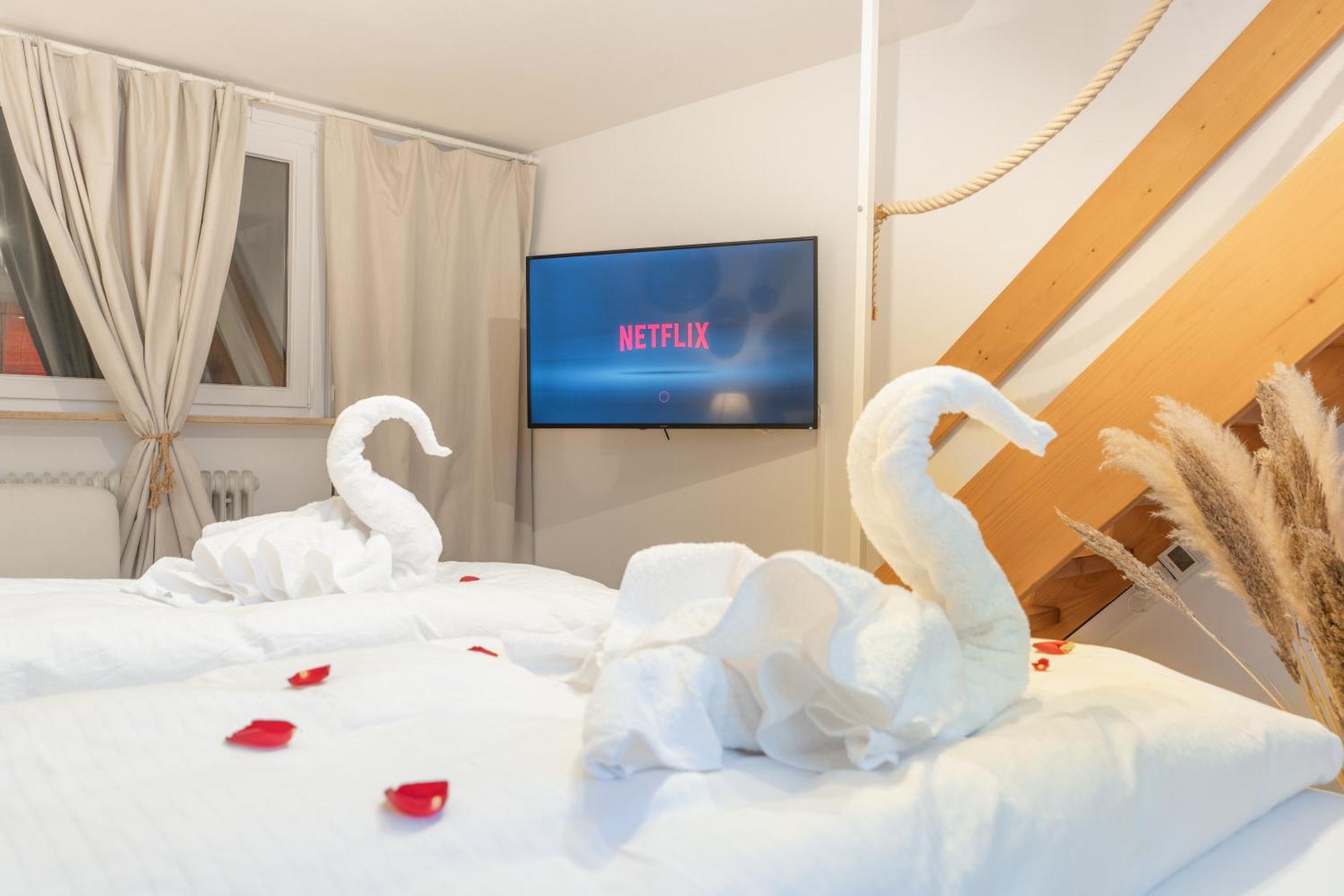 Seeblick-Oase Istayunixi Seenaehe-Sauna-Balkon-Netflix-Parkplatz Ohningen Kültér fotó
